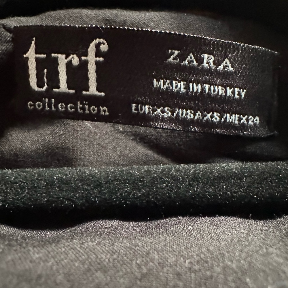 Zara TRF Collection Black Floral Collared V-neck Wrap Romper Size S - Picture 10 of 12